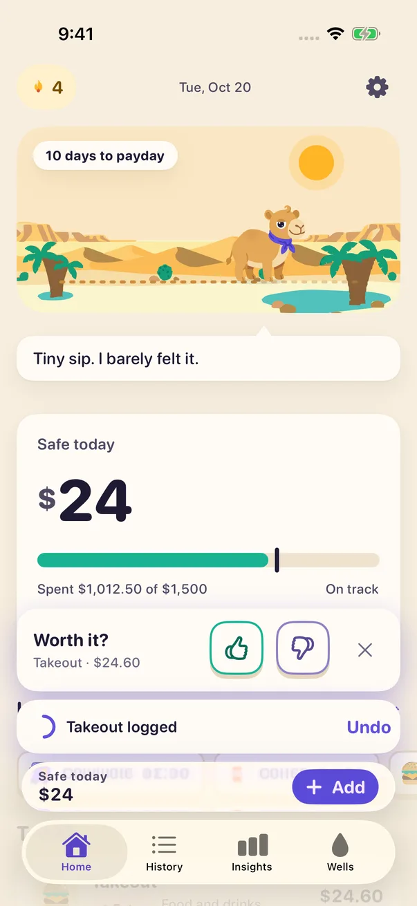 Humph asking if a $24.60 takeout was worth it